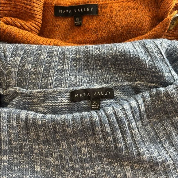 ESTATESALE Napa Valley Sweater Bundle Size XL 2 for $10 - Picture 8 of 10